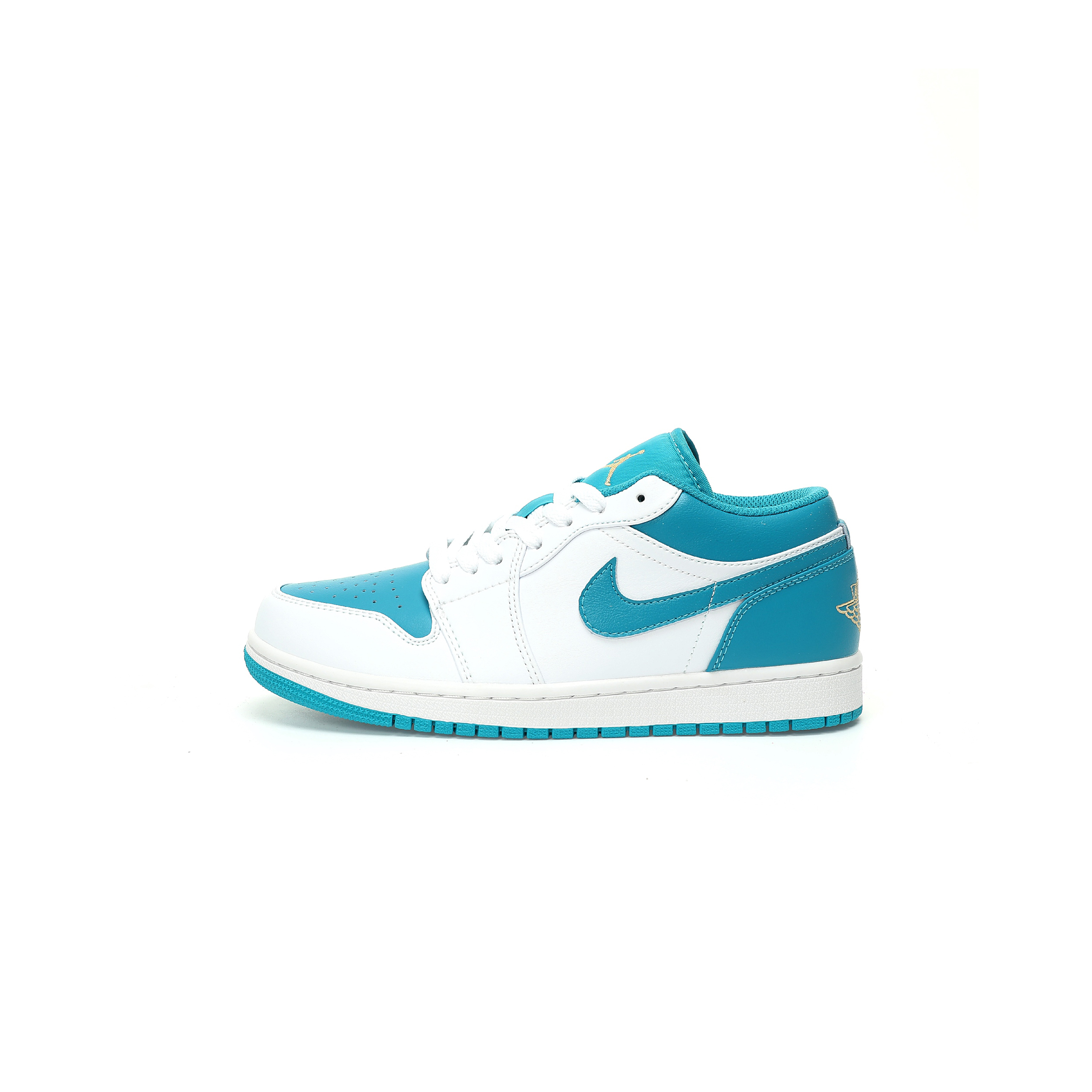 NIKE AIR JORDAN 1 LOW WHITE TEAL 553558-174